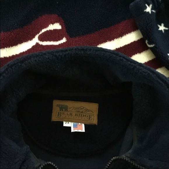 𝅺USA Thick Fleece Jacket EUC 🇱🇷 ❤️ - Picture 5 of 7